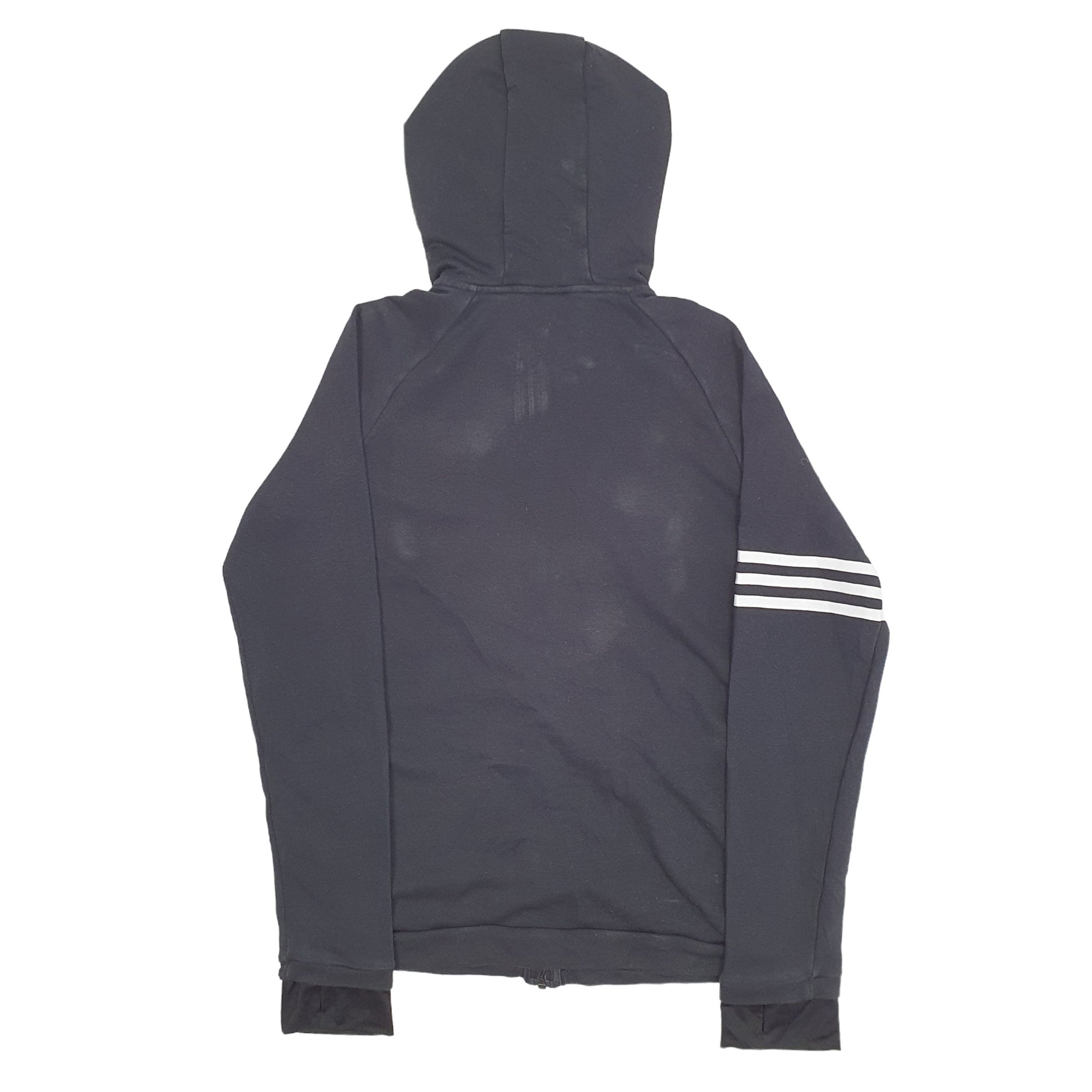 Mens Black Adidas  Full Zip Jumper