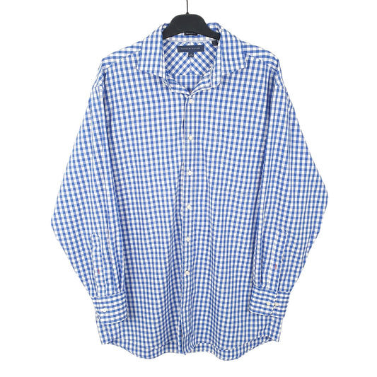 Tommy Hilfiger Long Sleeve Regular Fit Gingham Shirt Blue