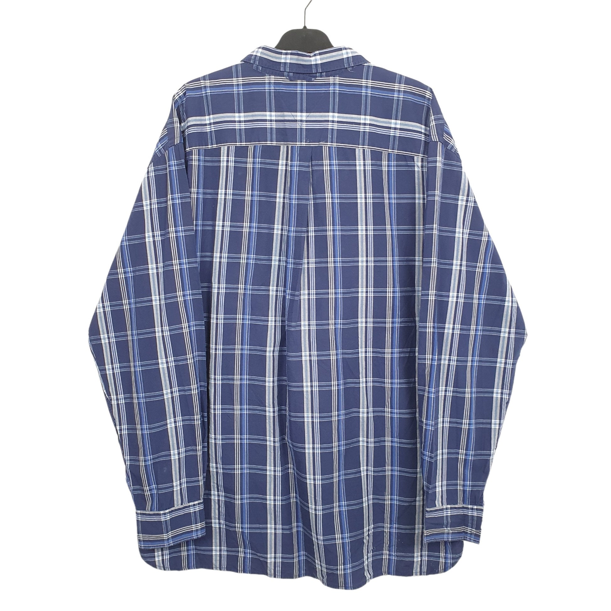 Tommy Hilfiger Long Sleeve Regular Fit Check Shirt Blue