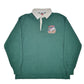 Mens Green Barbarian Shirt Winter Carnival 97 Vintage Rugby Jumper