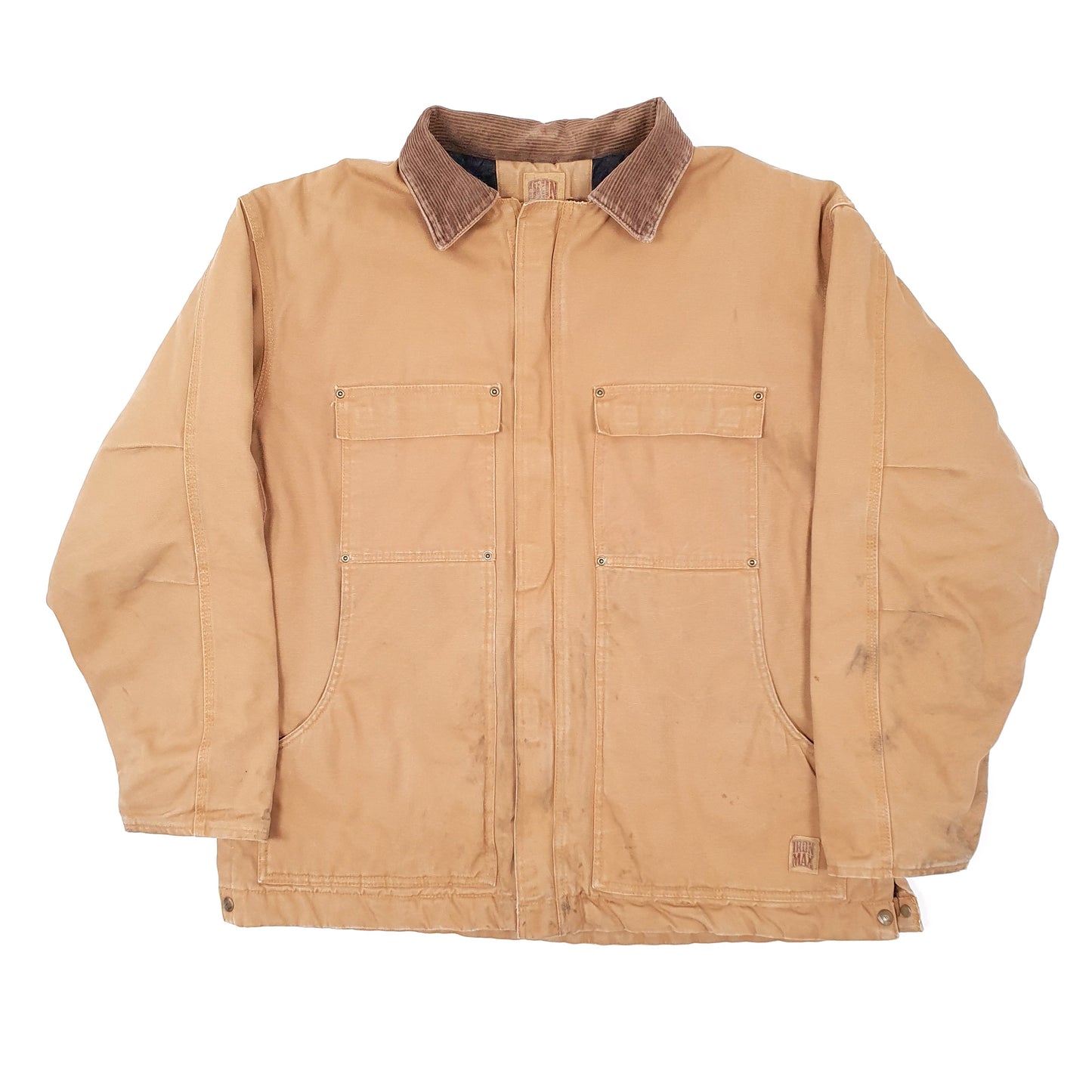 Mens Duck Iron Max Barn Chore Coat Quilted Workwear Jacket Coat