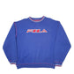 Mens Blue Fila Spellout Crewneck Jumper