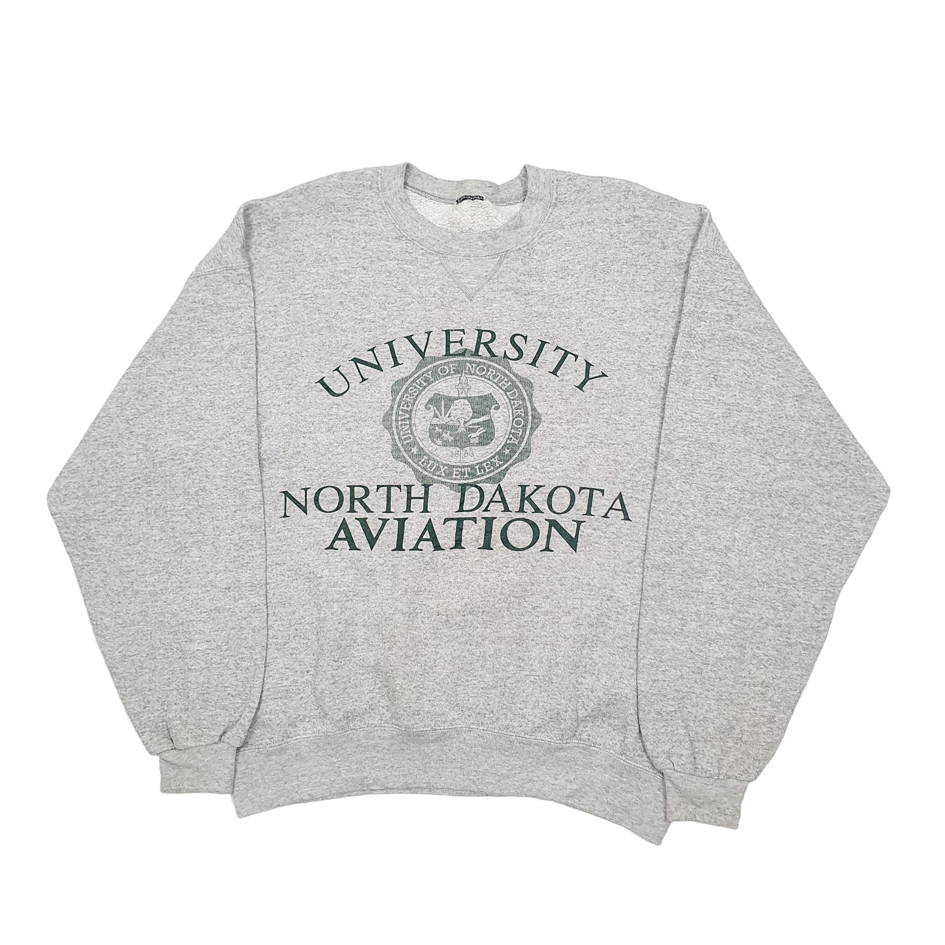 Fruit of the Loom USA College Crewneck L Grey