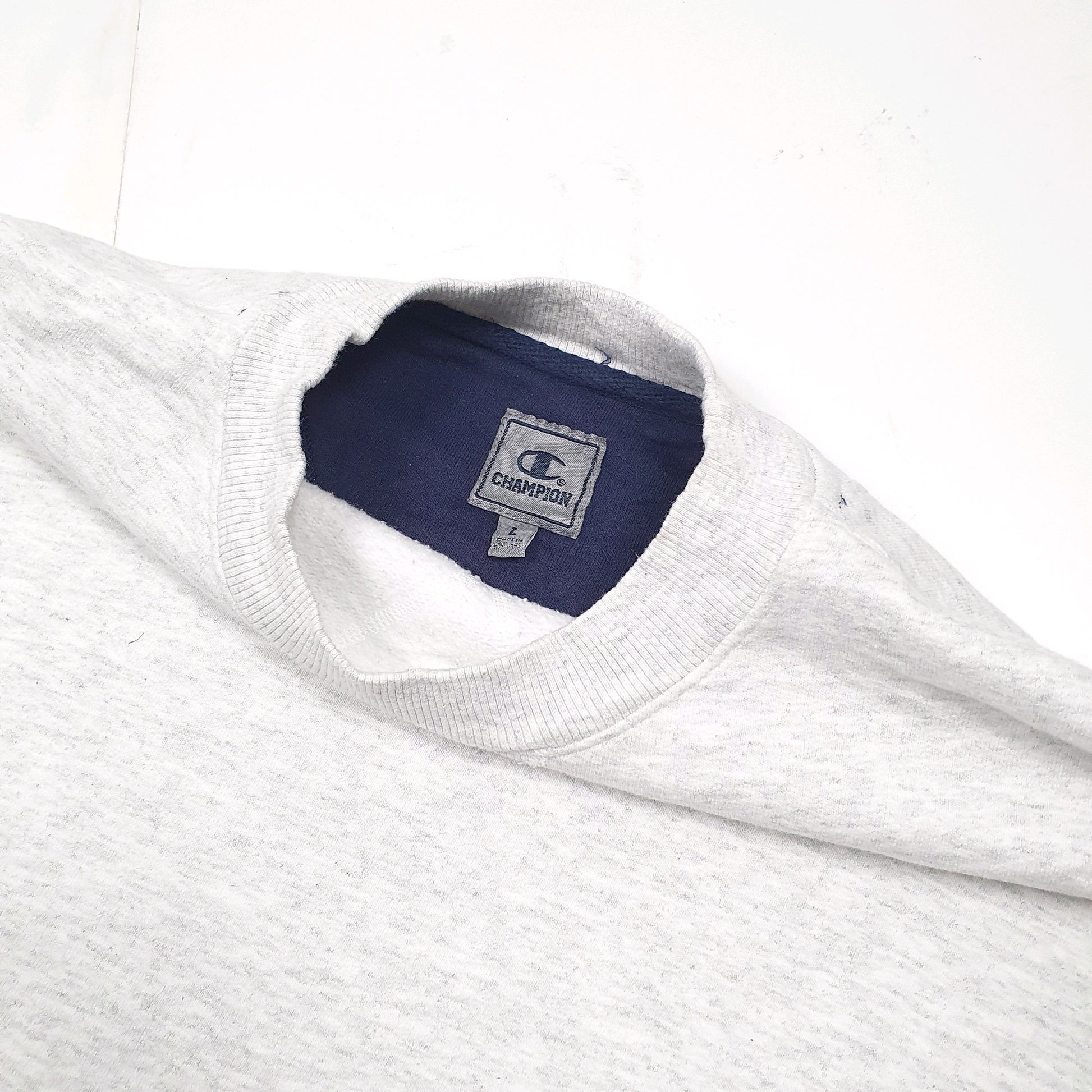 Champion Crewneck L Grey