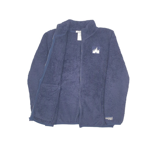 Disney Disneyland Full Zip Fleece S Navy