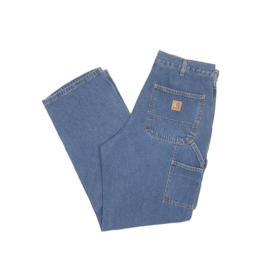 Carhartt Casual Loose Fit Carpenter Jeans W32 L31 Blue