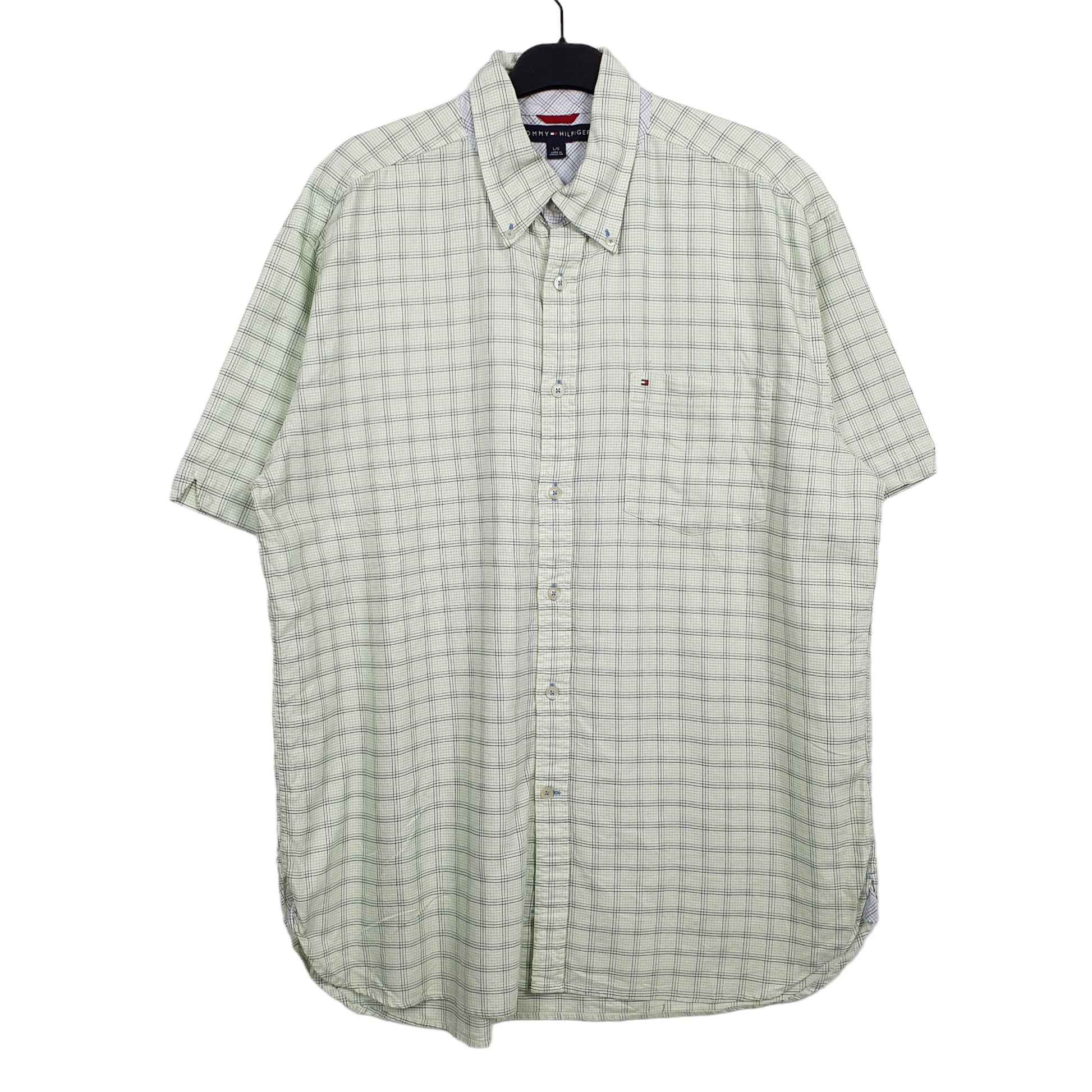 Green Tommy Hilfiger Short Sleeve Shirt