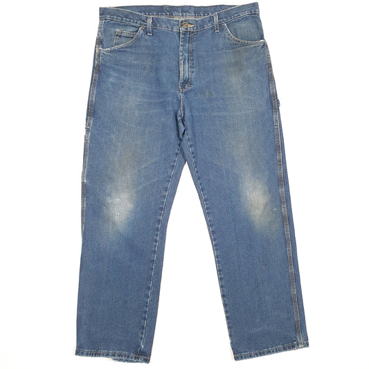 Dickies Casual Loose Fit Carpenter Jeans W36 L29 Blue