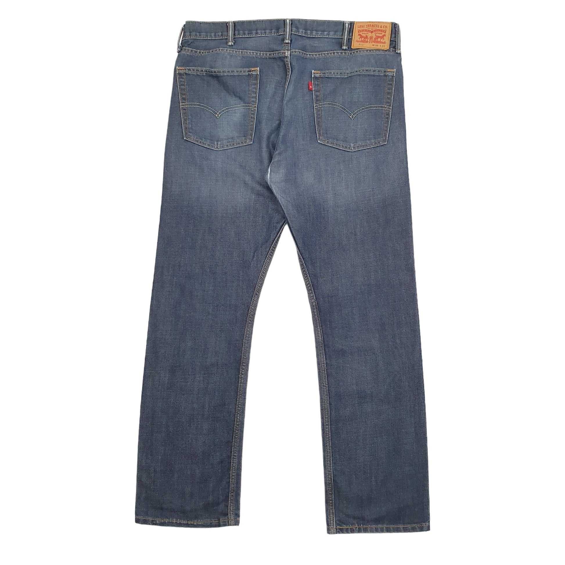 Levis 513 Slim Fit Jeans W38 L32 Blue