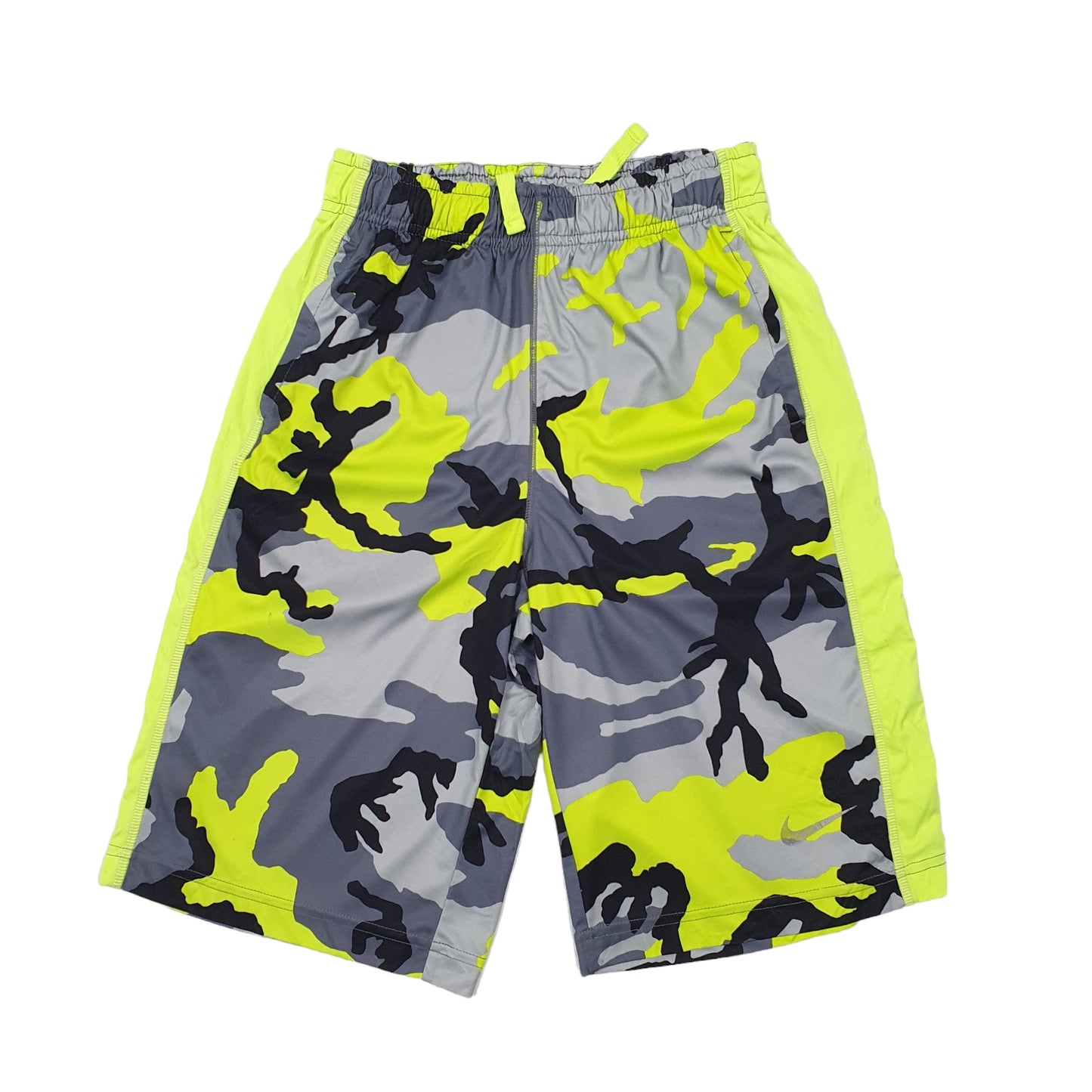 Nike Active Dri Fit Camouflage Grey Sport Shorts W24 Grey