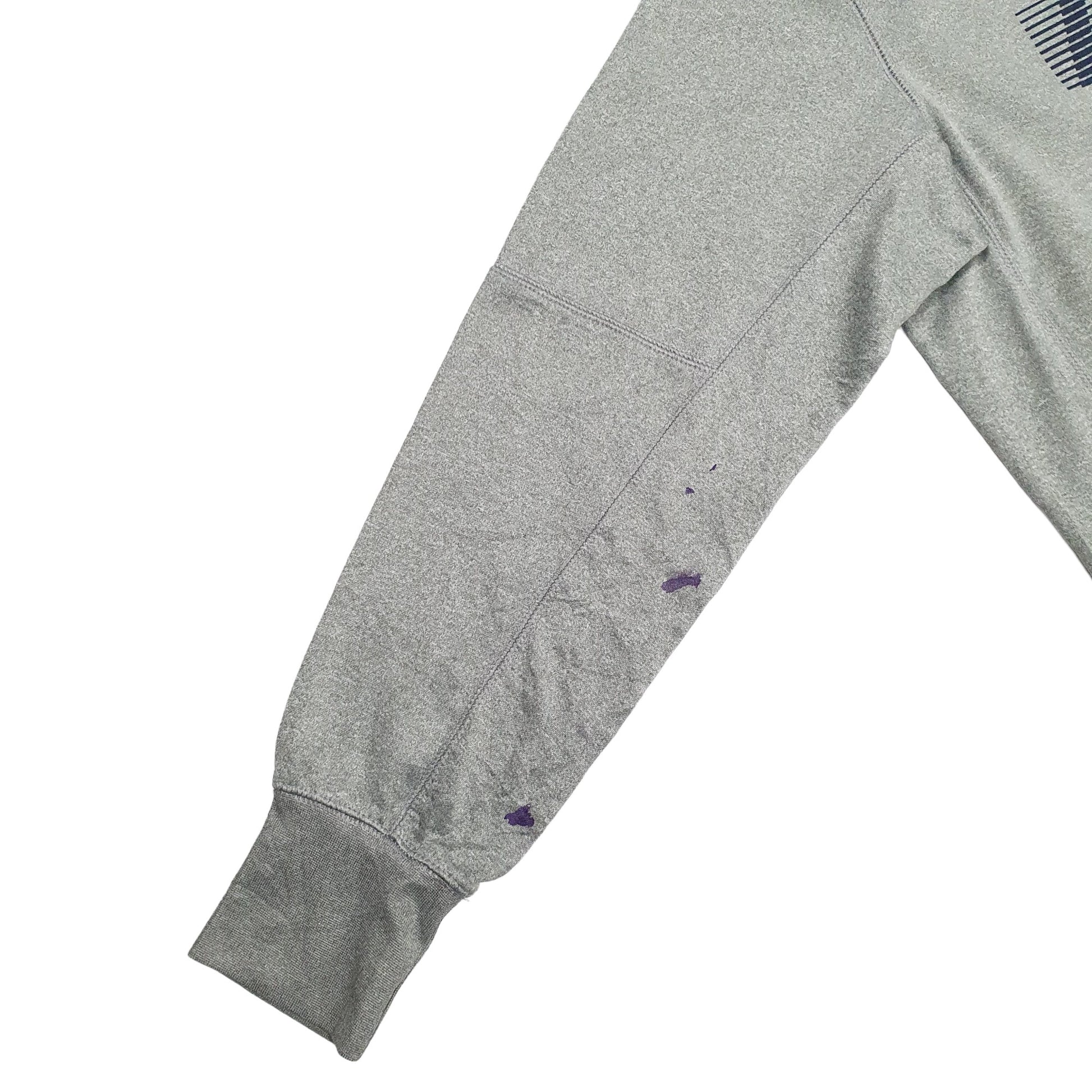 Mens Grey Nike Lacrosse USA Hoodie Jumper