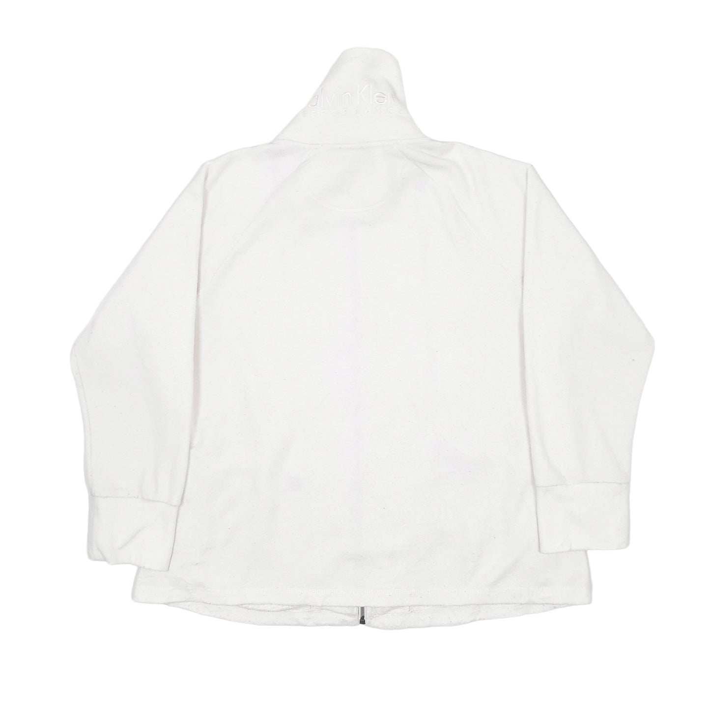 Calvin Klein Full Zip Fleece XXL White