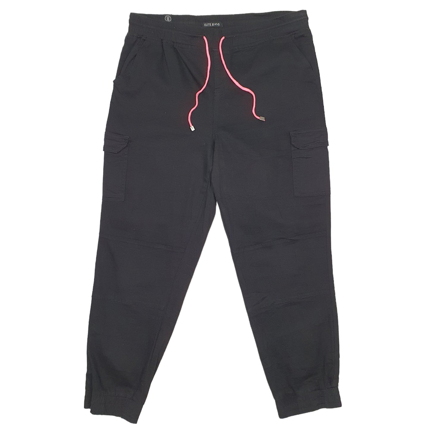 Womens Black Elite Jeans Combat Pants Cargo Trousers