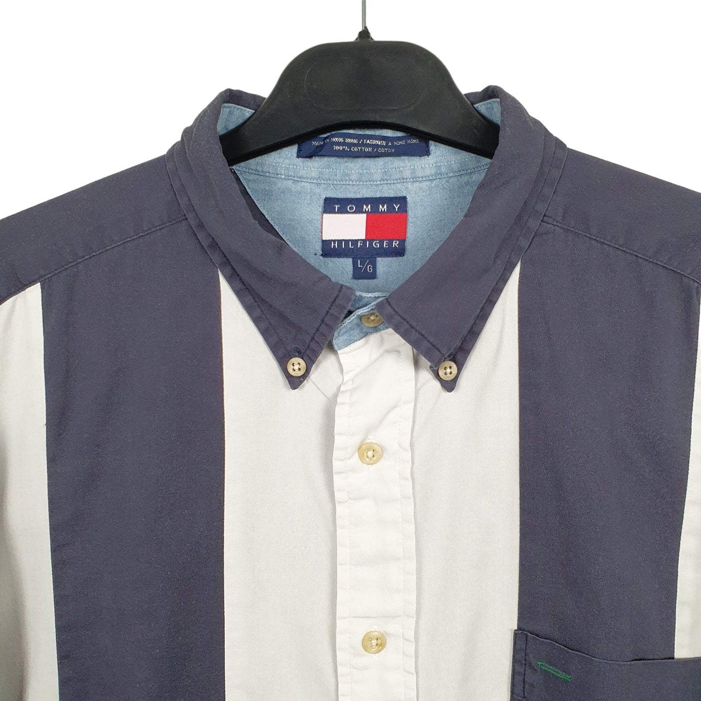 Tommy Hilfiger Long Sleeve Regular Fit Pinstripe Shirt
