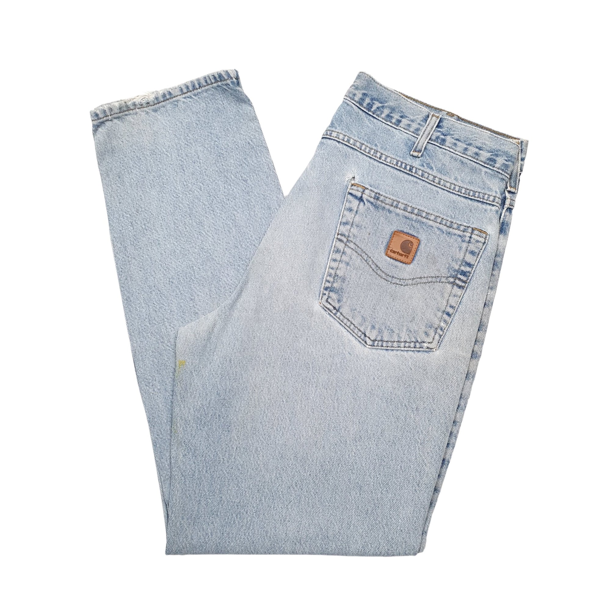 Mens Blue Carhartt  Carpenter JeansW34 L32