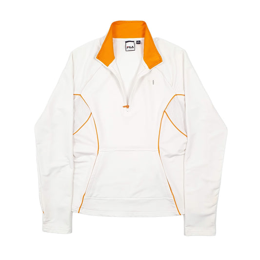 Fila Sport Activewear Quarter Zip M White