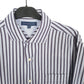 Tommy Hilfiger Long Sleeve Slim Fit Striped Shirt Navy