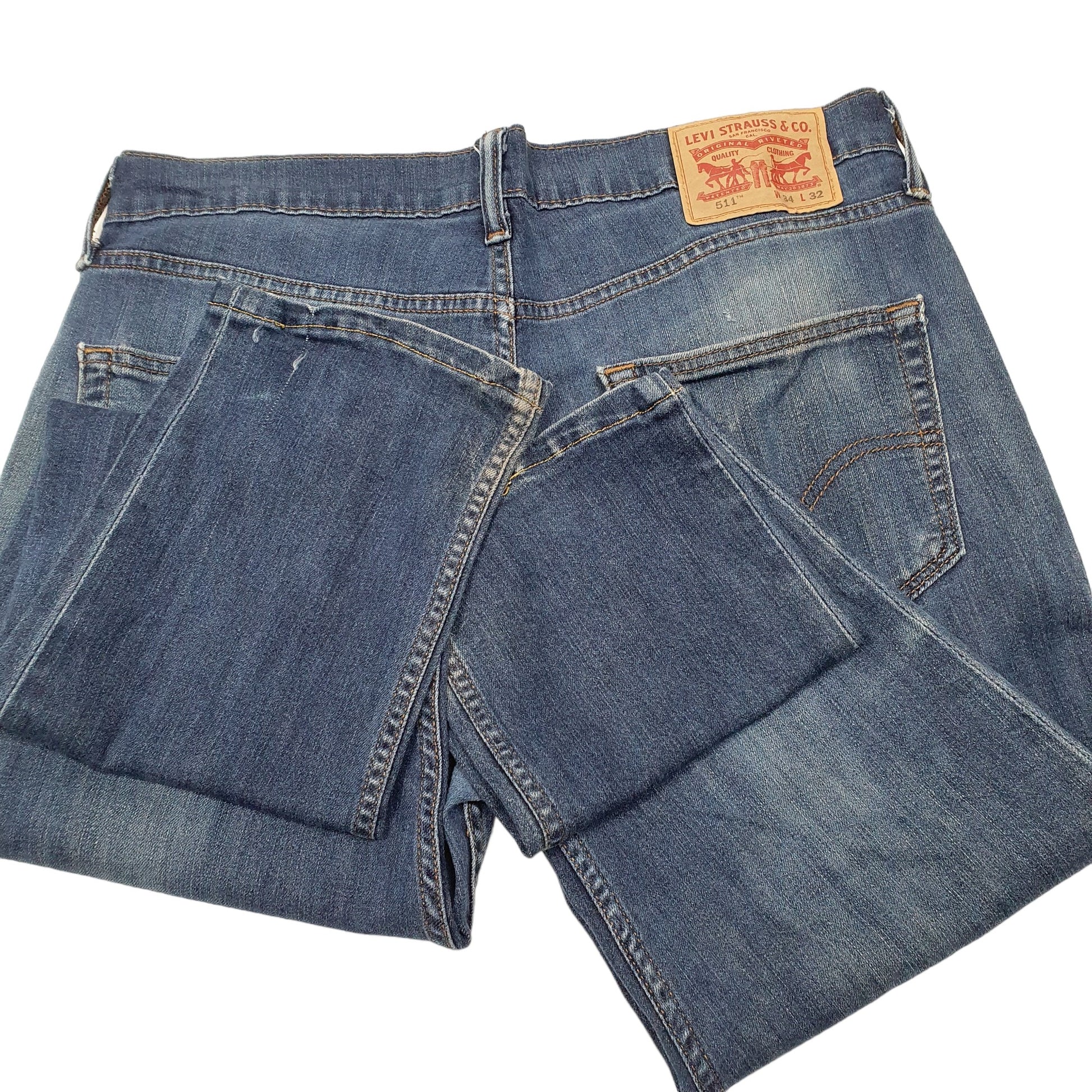 Mens Blue Levis  511 JeansW34 L30
