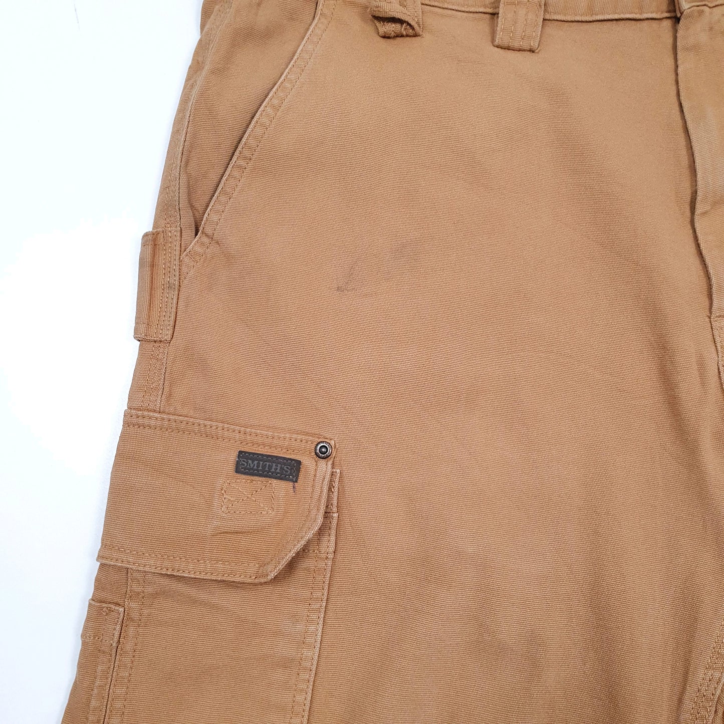 Smiths Workwear Brown Cargo Workwear Shorts W40
