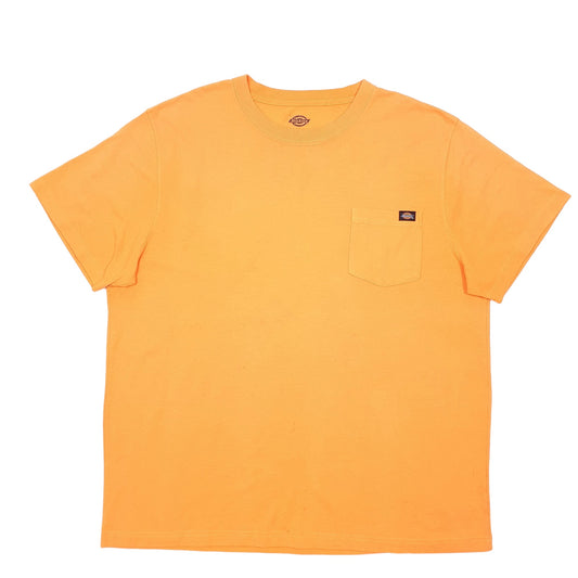 Mens Orange Dickies Short Sleeve T Shirt