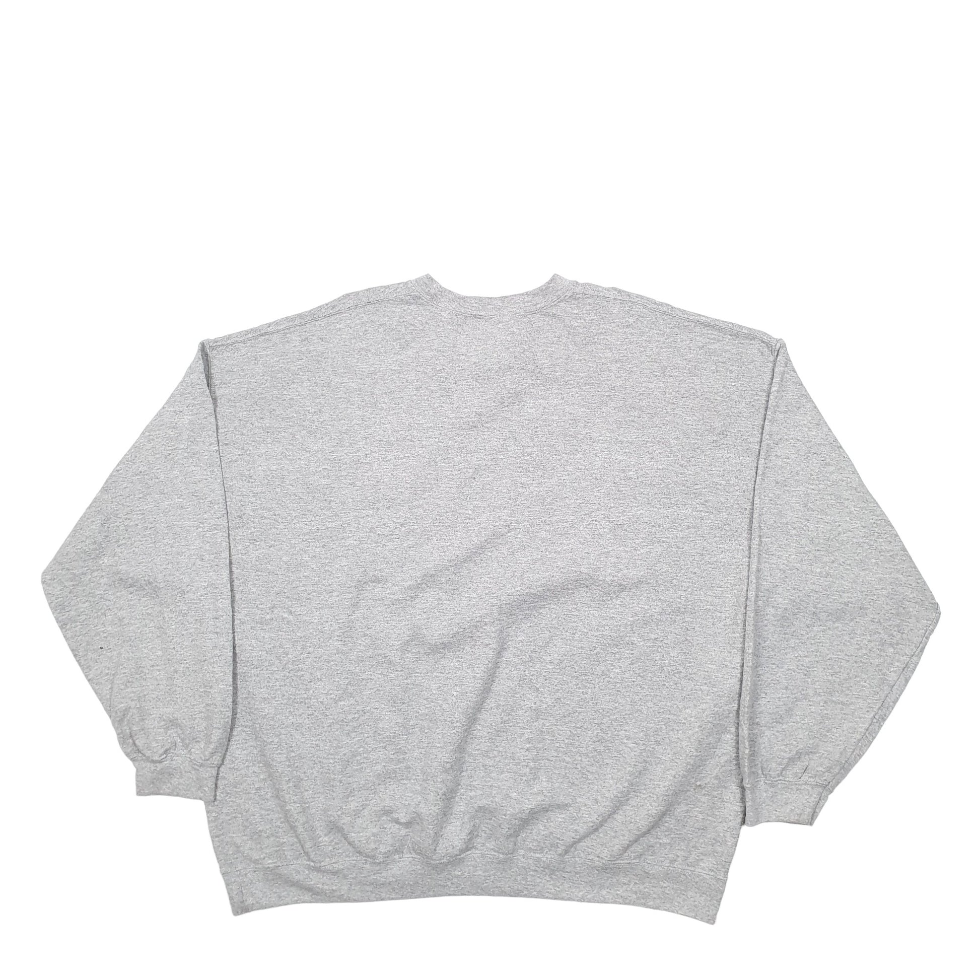 Mens Grey Champion Spellout Crewneck Jumper
