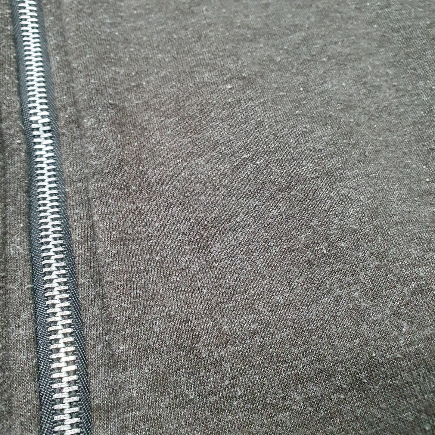 Mens Grey Champion Sweatshirt Full Zip Jumper