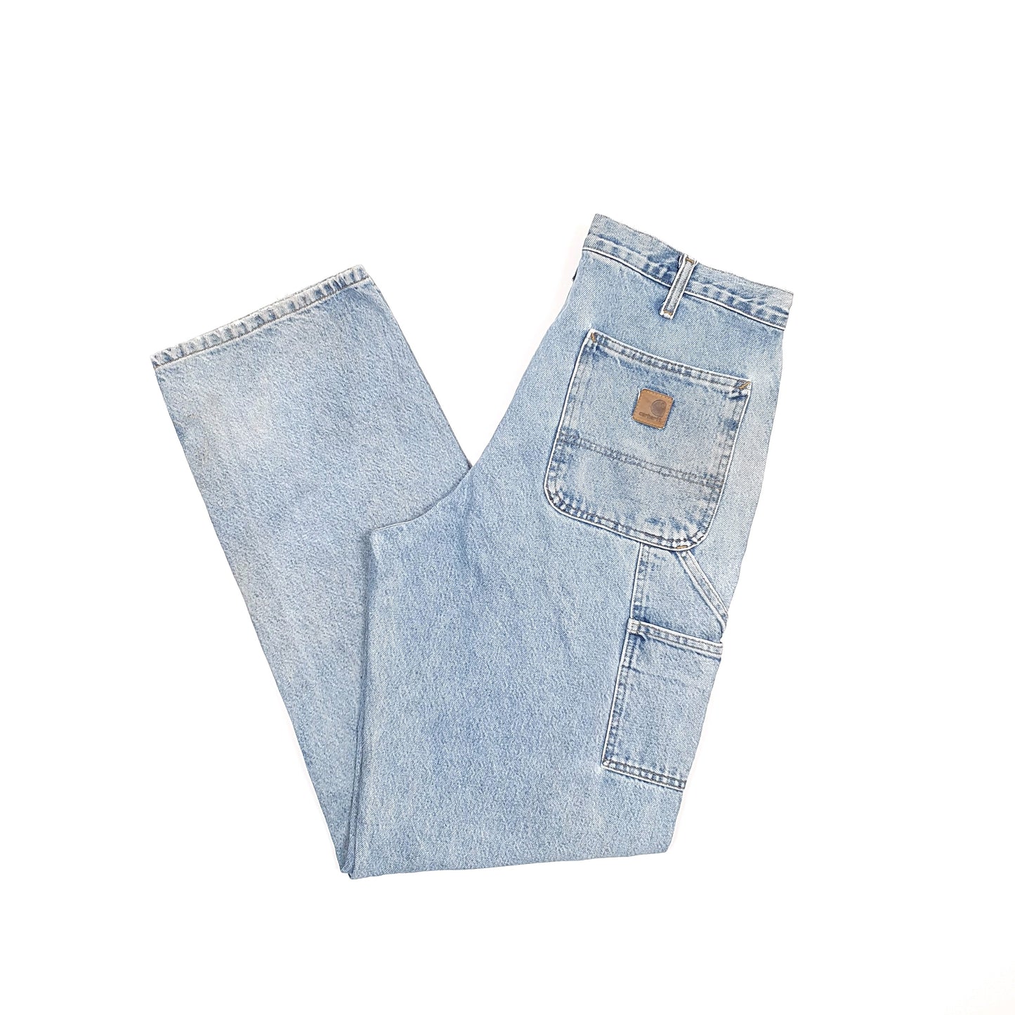 Carhartt Casual Loose Fit Carpenter Jeans W34 L34 Blue