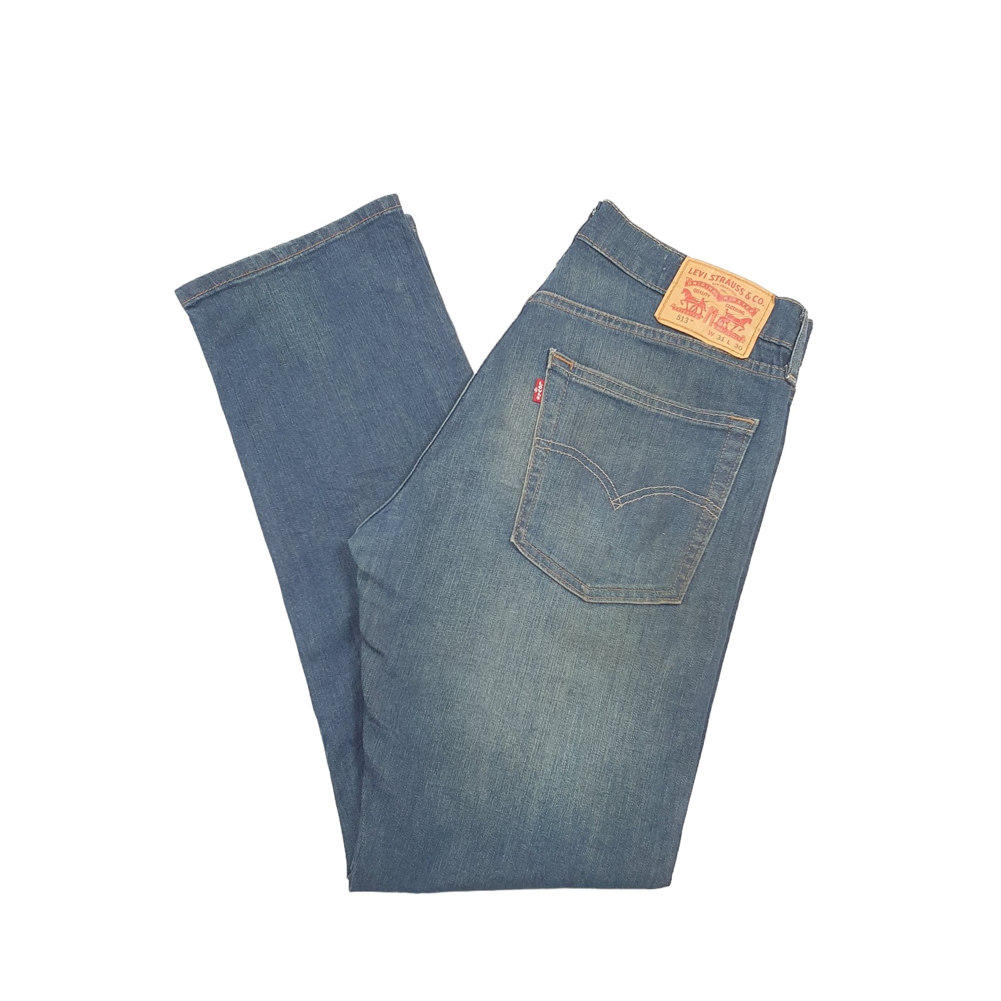 Levis 513 Slim Fit Jeans W31 L29 Blue