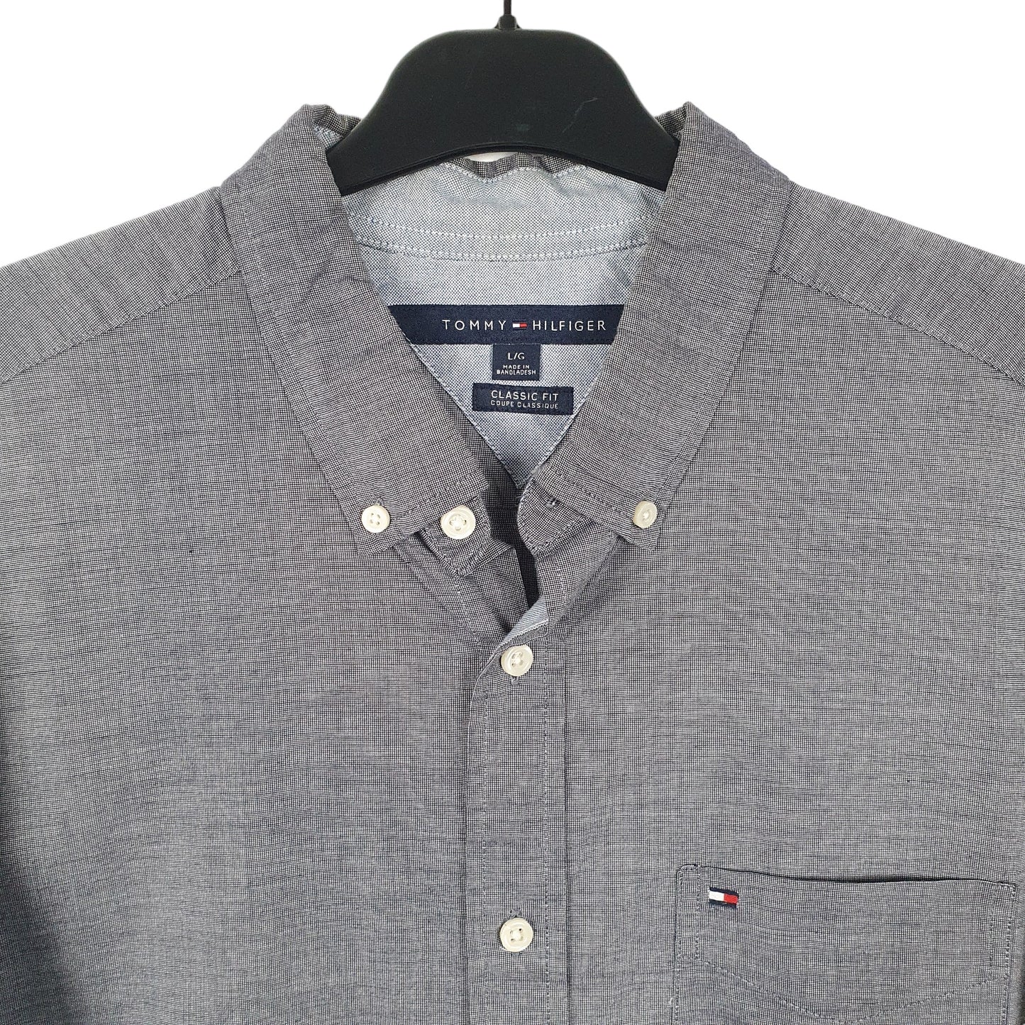 Tommy Hilfiger Long Sleeve Regular Fit Shirt Grey
