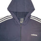 Mens Blue Adidas Track Top Hoodie Jumper