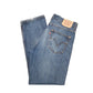 Levis 752 Straight Fit Jeans W34 L30 Blue