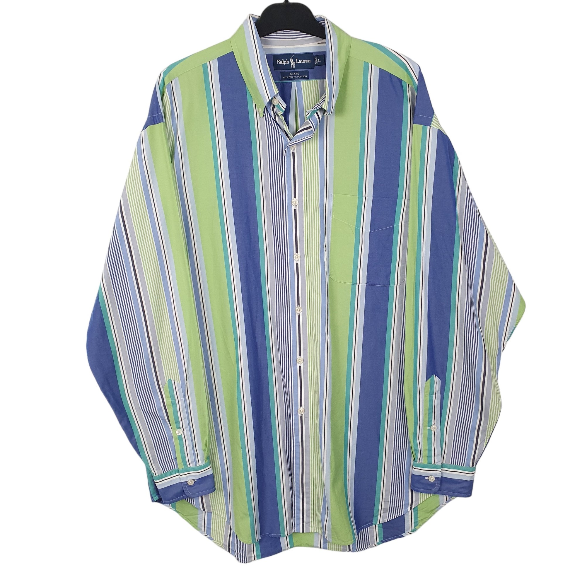 Mens Green Ralph Lauren  Long Sleeve Shirt