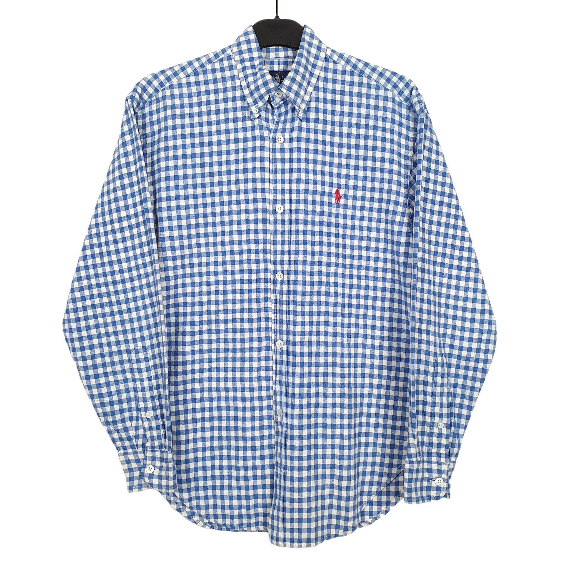 Ralph Lauren Long Sleeve Regular Fit Check Shirt Blue