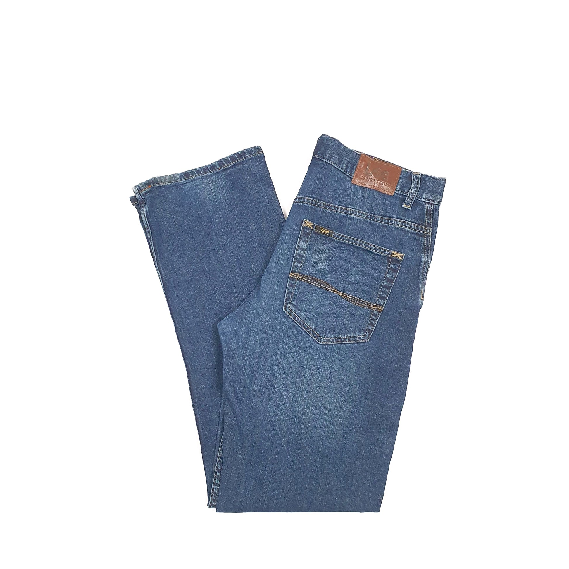 Lee Casual Bootcut Fit Relaxed Jeans W33 L31 Blue