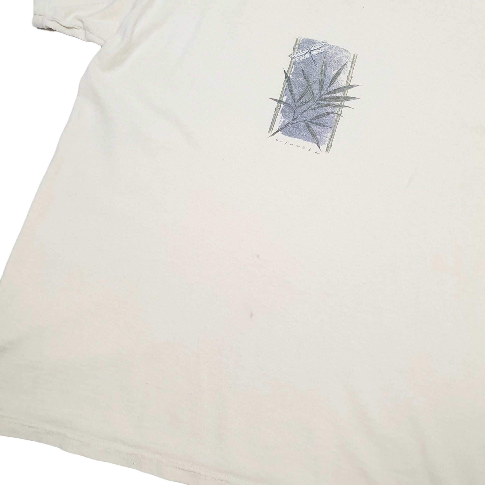 Mens Yellow Columbia Sportswear  Short Sleeve T Shirt