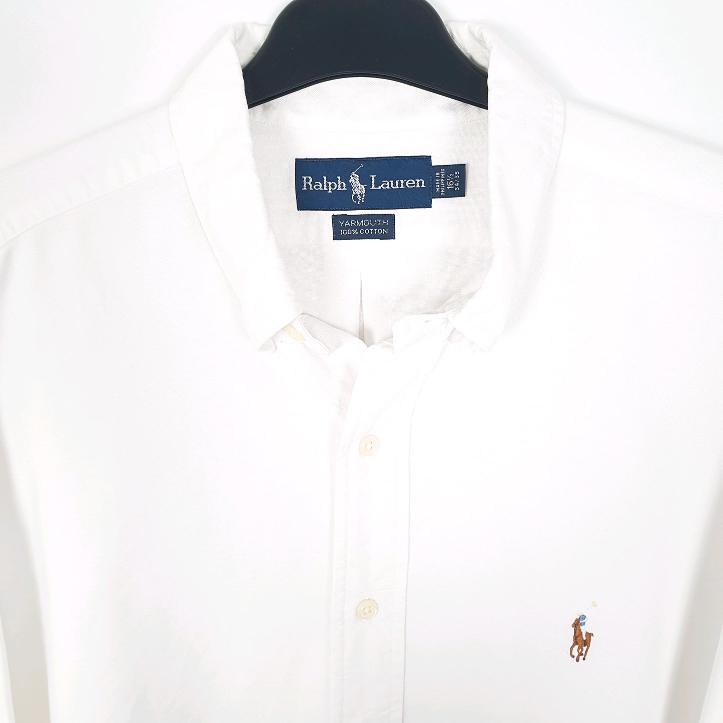 Ralph Lauren Long Sleeve Yarmouth Fit Shirt White