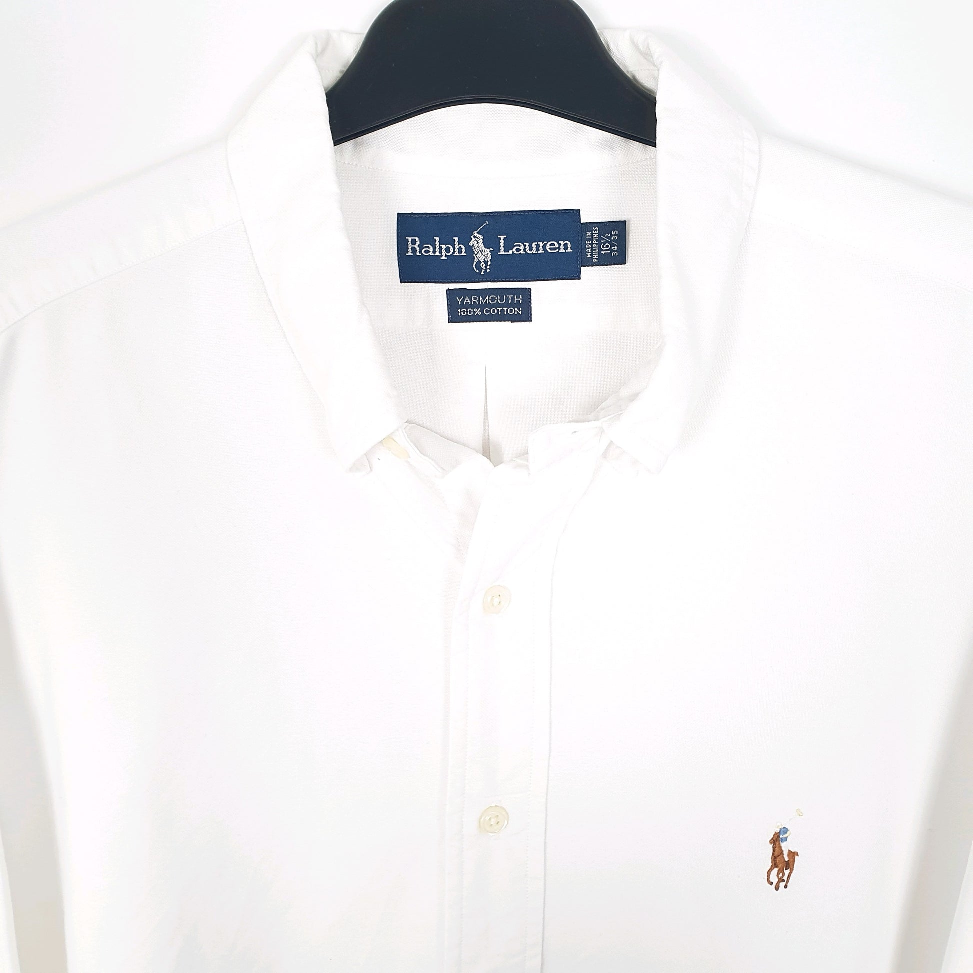 Ralph Lauren Long Sleeve Yarmouth Fit Shirt White