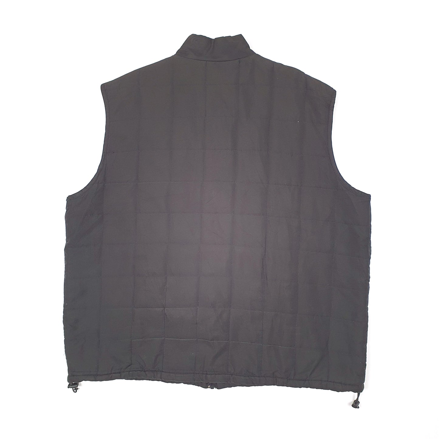 Mens Black Chaps Vest Gilet Puffer  Coat
