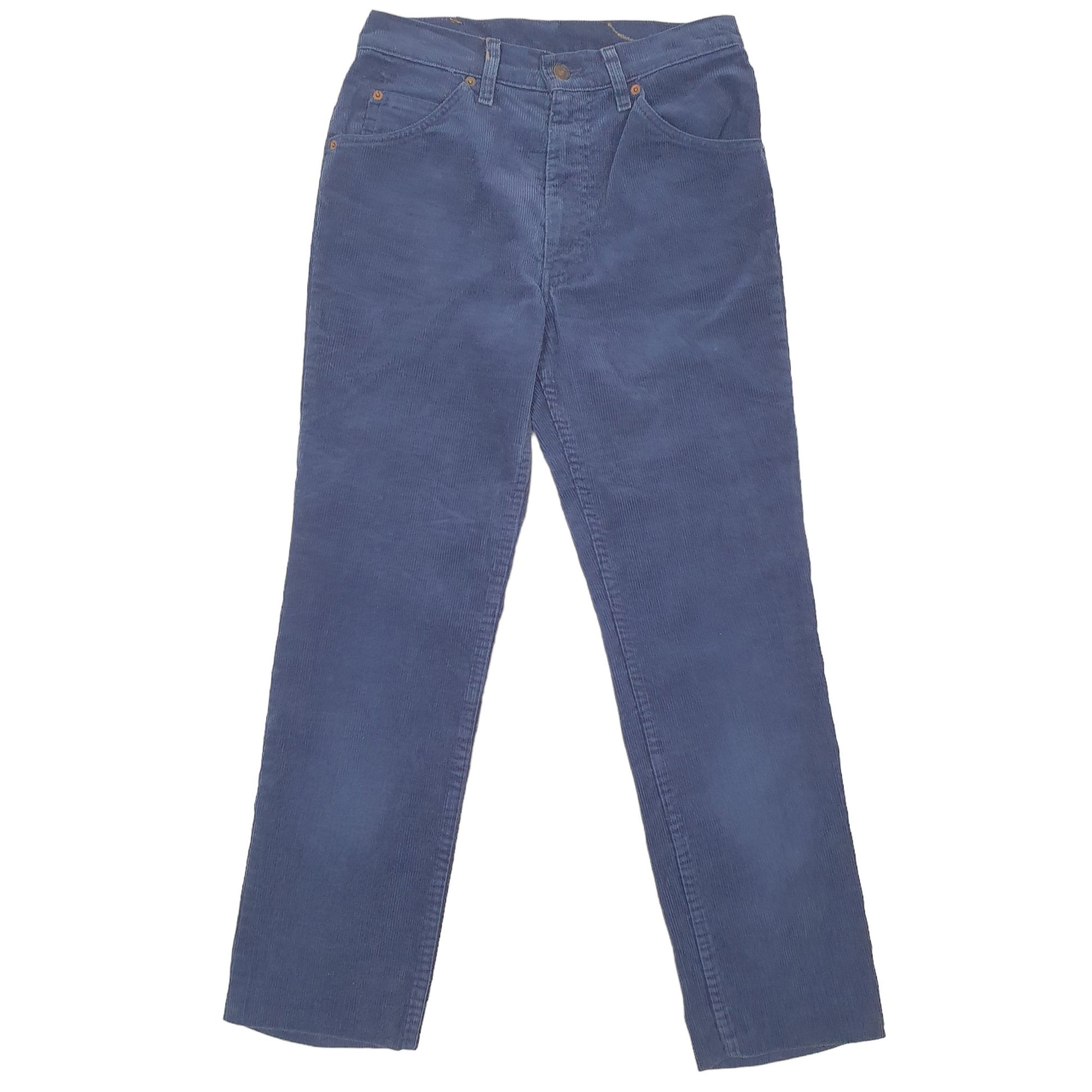 Mens Navy Levis 630 Corduroy Trousers