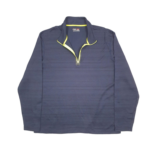 Fila Sport Quarter Zip XL Navy