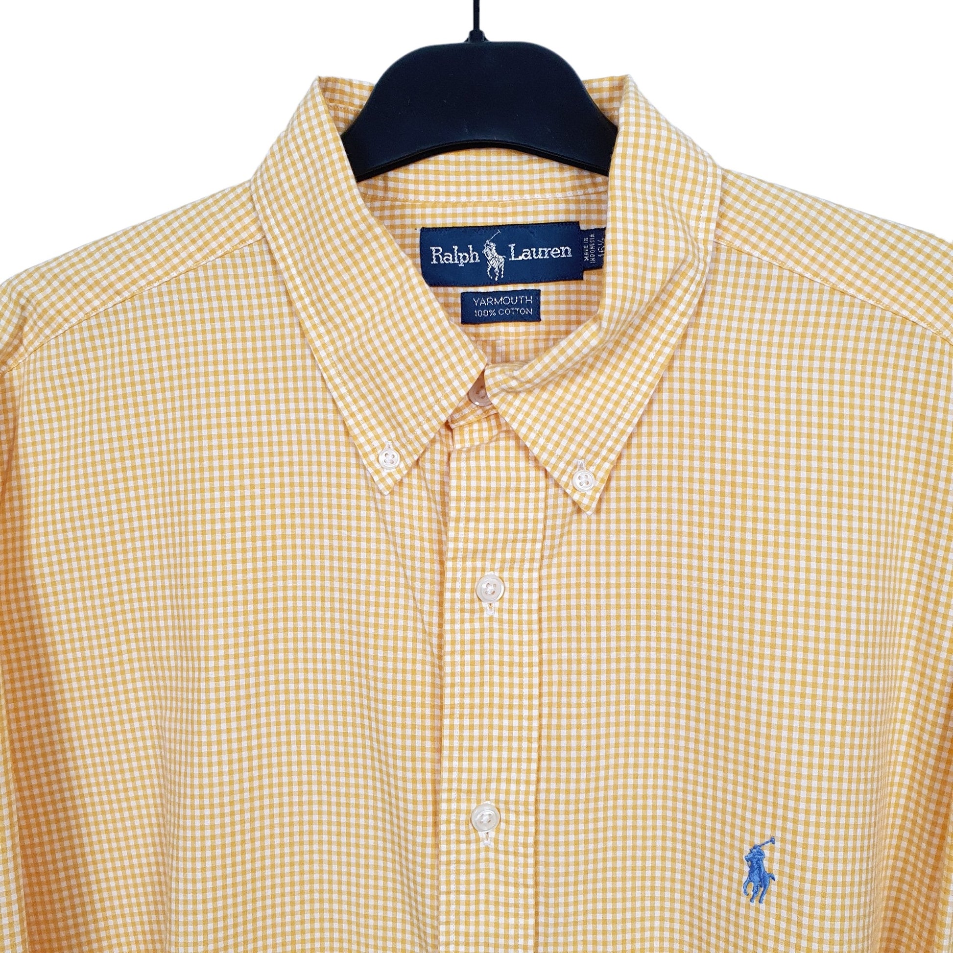 Mens Yellow Ralph Lauren  Long Sleeve Shirt