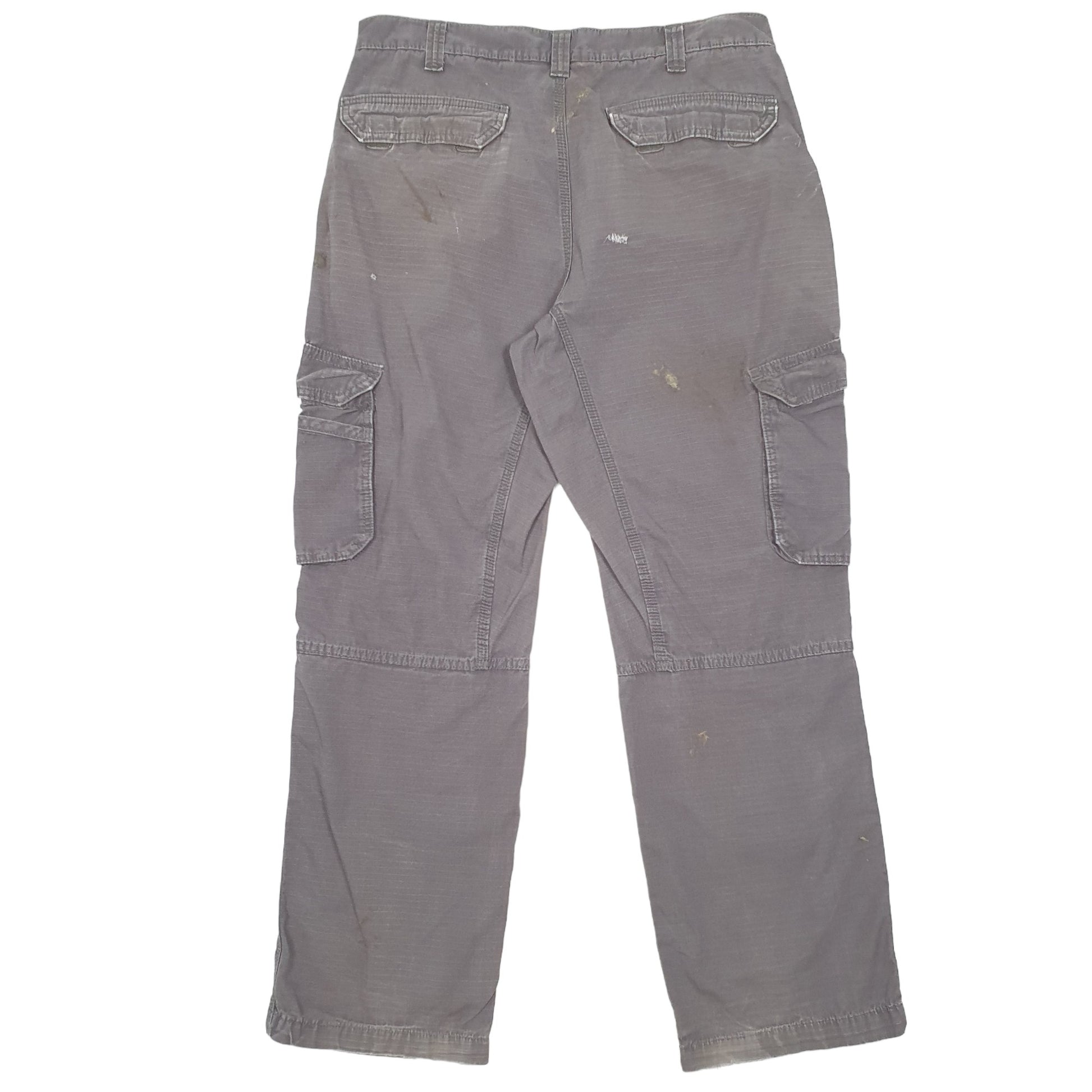 Mens Grey Carhartt Ripstop Cargo Trousers