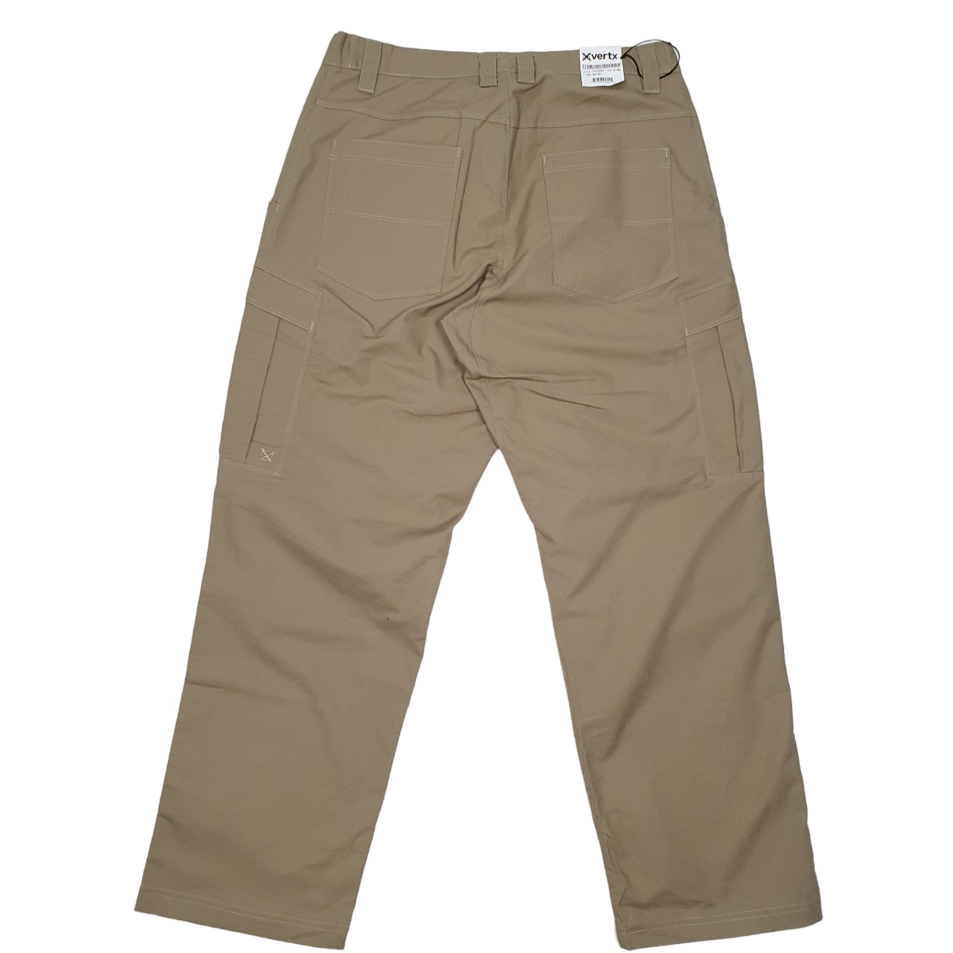 Mens Beige XVERTX Combat Pants Cargo Trousers