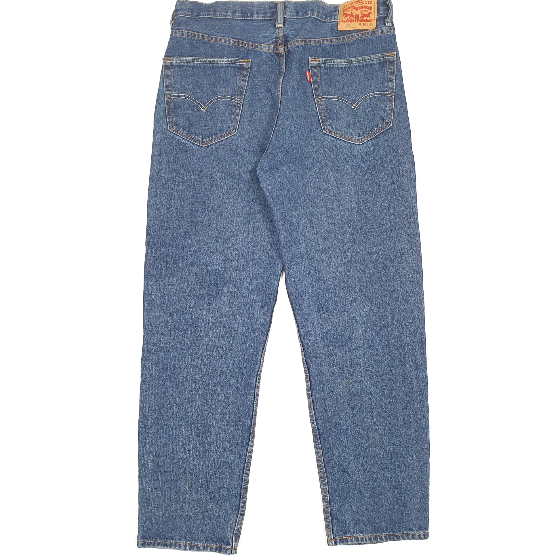 Levis 550 Relaxed Fit Jeans W36 L31 Blue