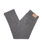 Mens Grey Levis Stretch 559 JeansW34 L32