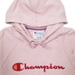 Mens Pink Champion Spellout Hoodie Jumper