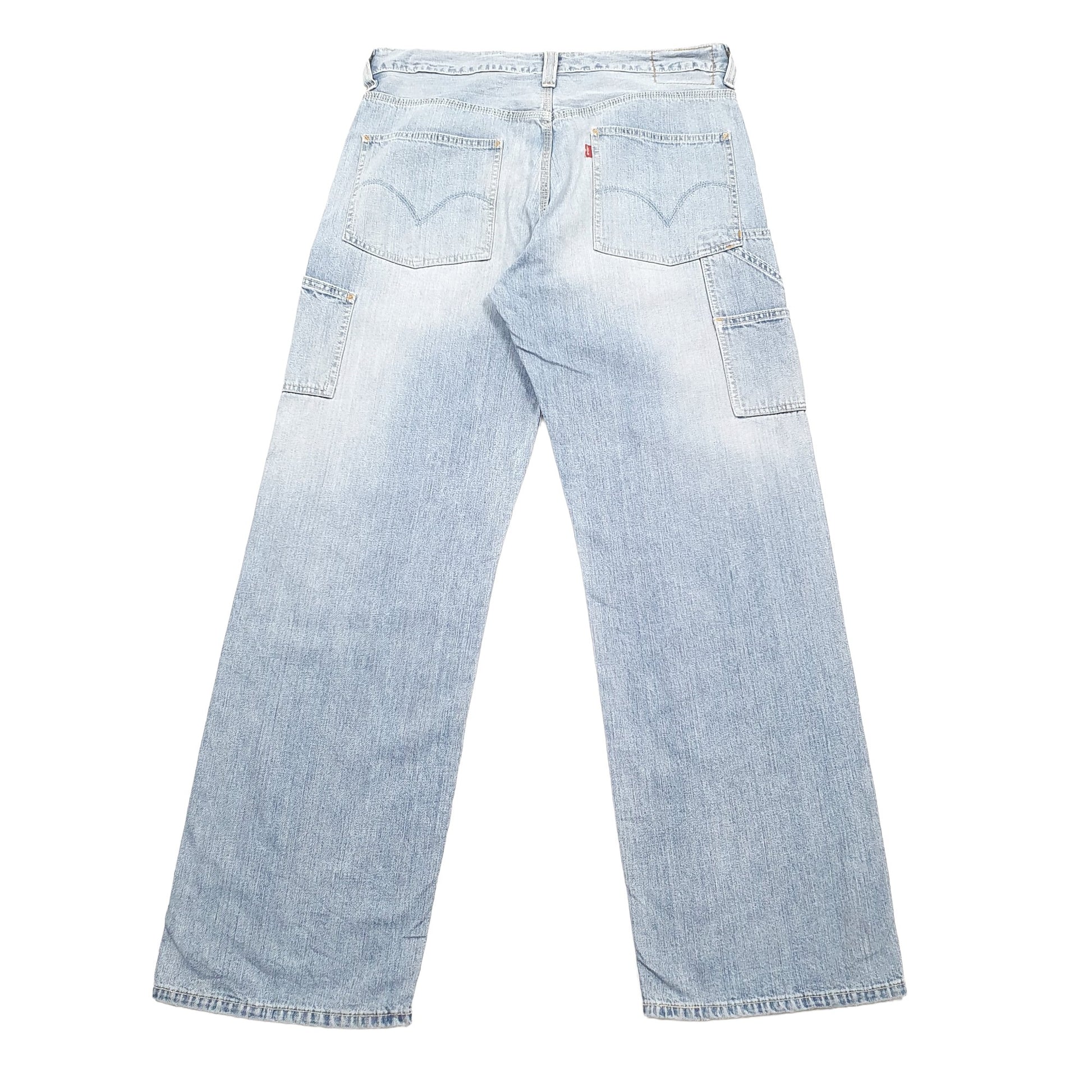 Levis Loose Straight Straight Fit Jeans W36 L32 Blue