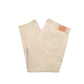 Levis 502 Regular Fit Tapered Jeans W38 L26 Beige