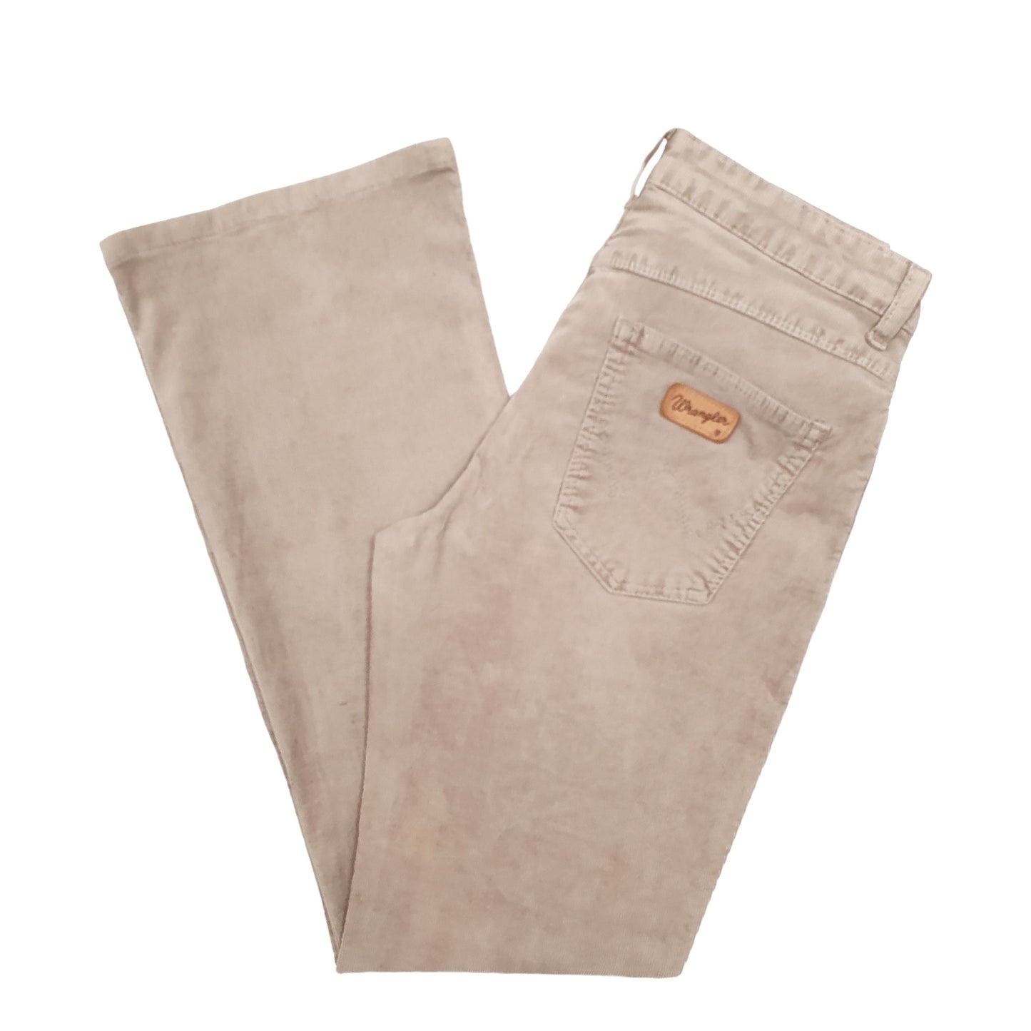 Mens Beige Wrangler  Corduroy Trousers