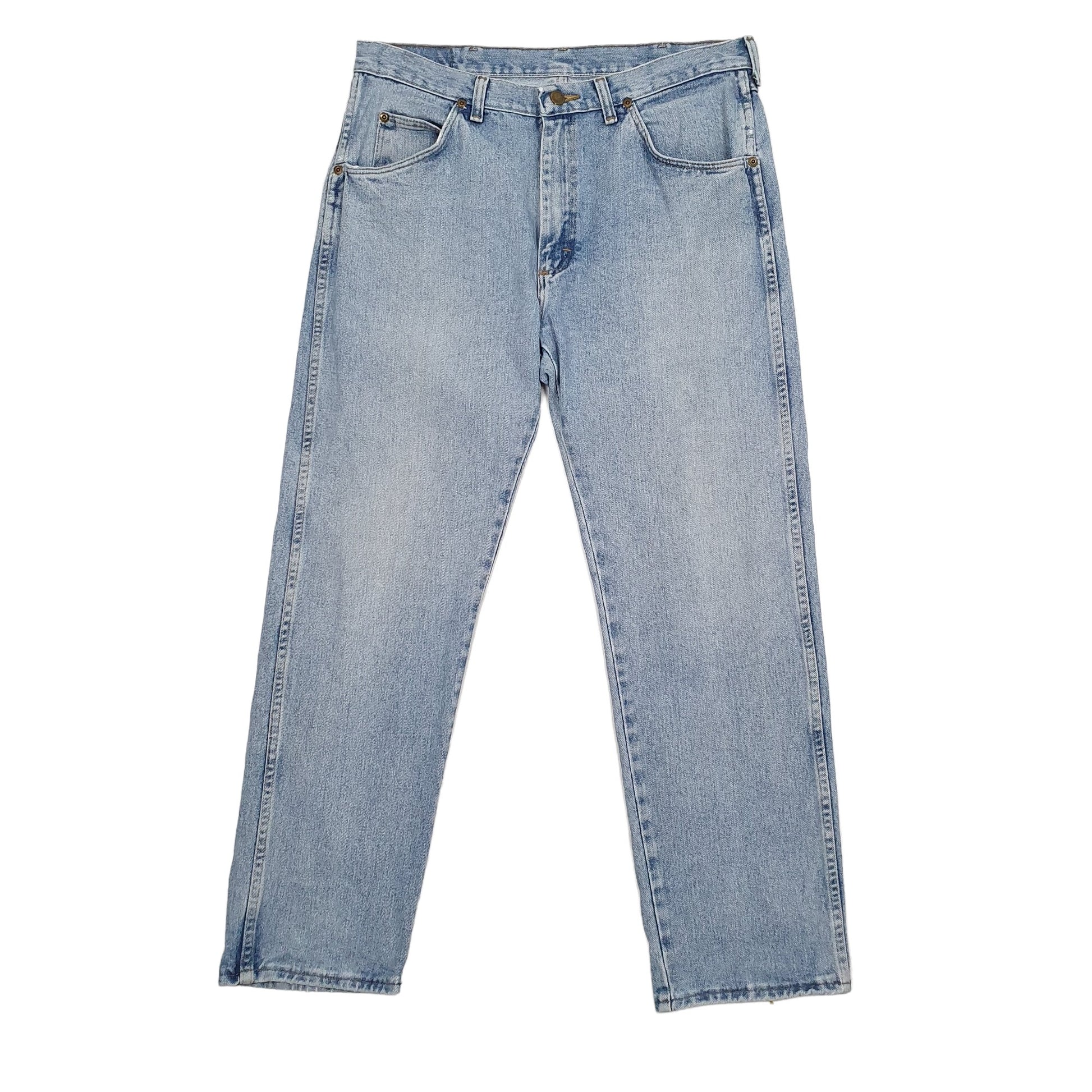 Wrangler Regular Straight Fit Jeans W35 L30 Blue